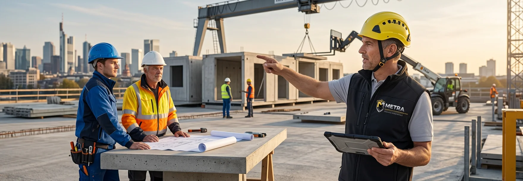 Koordination von Lieferungen und Gewerken